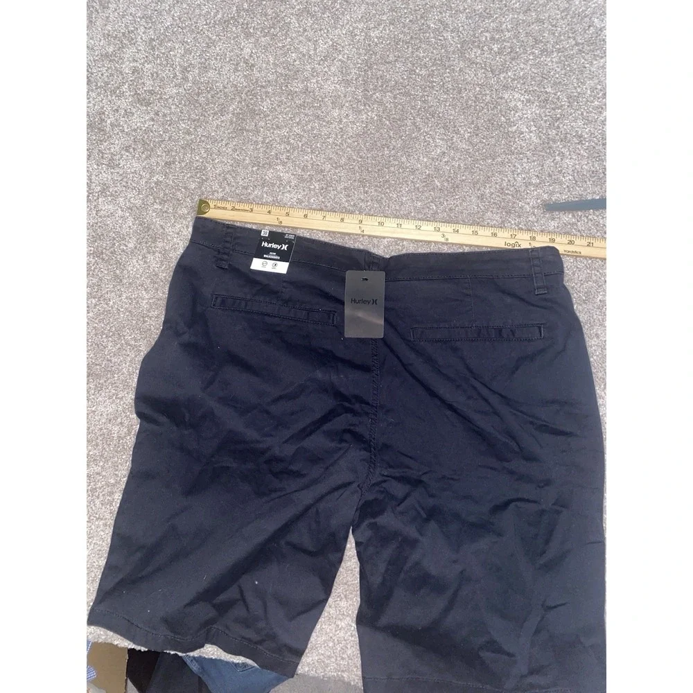 Hurley CTN Twill Walk Shorts Mens 38 Black Chino 9